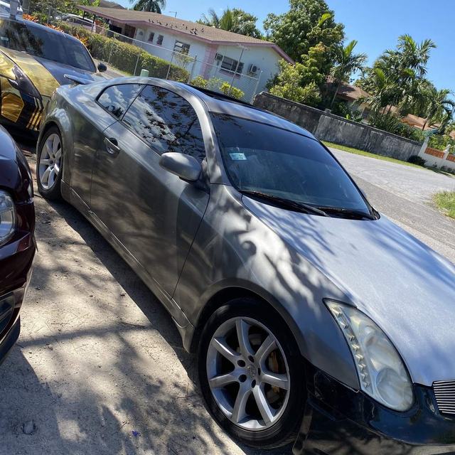 Sports coupe with tinted windows